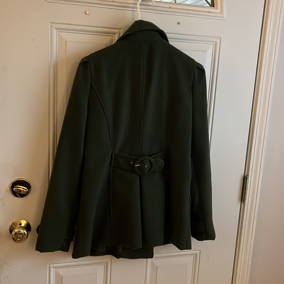 Forever 21 Green Pea Coat - Picture 4 of 8
